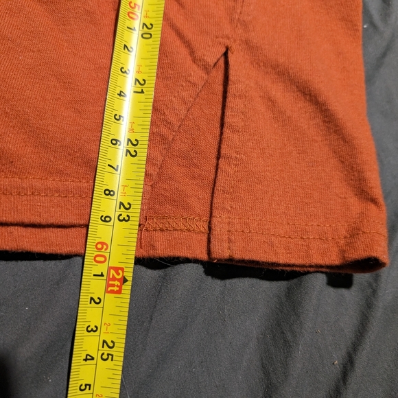 Unique orange shirt with ostritch - Picture 8 of 8